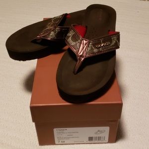 Coach Flip Flops